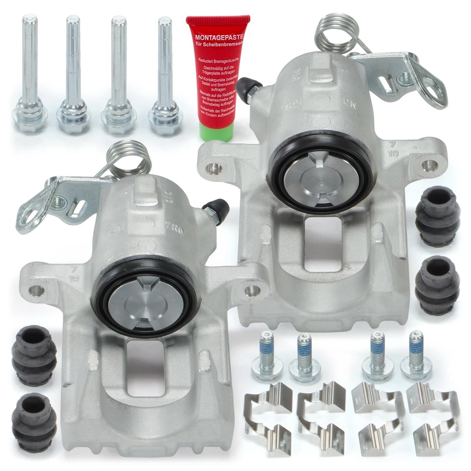 2x Bremssattel hinten für Audi A3 8L TT 8N Seat Leon Skoda Octavia I VW Golf 4 - Bild 2 von 4