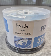 HP 52x 700MB 80-Minute CD-R Media - 50 Pack Spindle