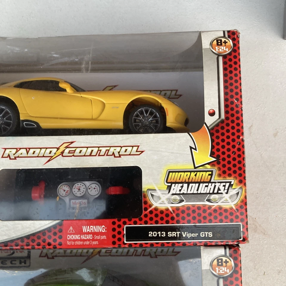 (3) Maisto Tech RC Lamborghini Aventador Huracan Dodge Viper NIB - Image 3 of 4