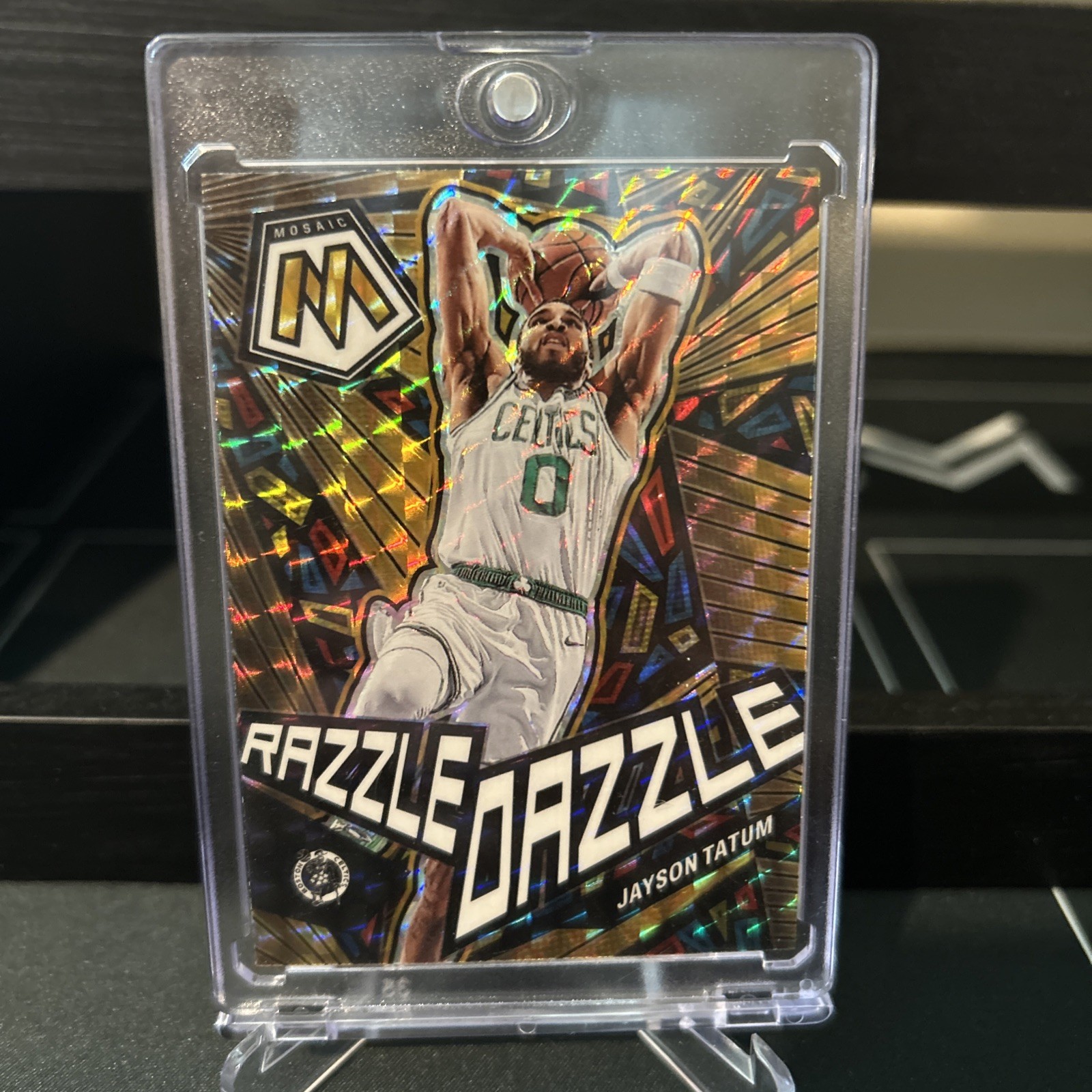 2022-23 Panini Mosaic Razzle Dazzle Jayson Tatum #14 Boston Celtics NBA