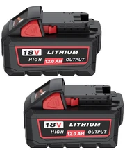 HOCHSTERN 2Pack 12.0Ah M-18 Battery Replacement for Milwaukee 18V Battery 48-...