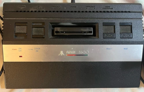Atari 2600 Console Video Computer System, Tested, Working power cord controllers