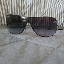  RB3211-002/8G 38 Mens Ray-Ban Highstreet Shield Sunglasses
