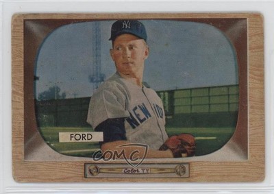 1955 Bowman Whitey Ford #59 HOF 0v9