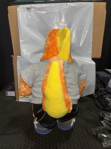 BAB Orange Roaring VELOCIRAPTOR Plush Toy Dinosaur With Dino Shirt And Shoes - Picture 3 of 3