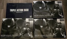1/144 RG Black Tri-Stars Zaku II 3-piece set (with Triple Action Base) P-Bandai