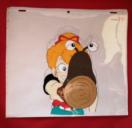 Akane Kimidori Dr. Slump Original Production Cel & Douga Akira Toriyama Rare JPN