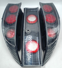 95-99 Mitsubishi Eclipse Red Eye Carbon Fiber Taillights 3pcs 09-808 Read Descri