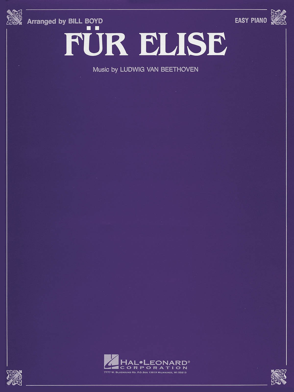 Fur Elise for Easy to Early Intermediate Piano Solo Classical Sheet Music