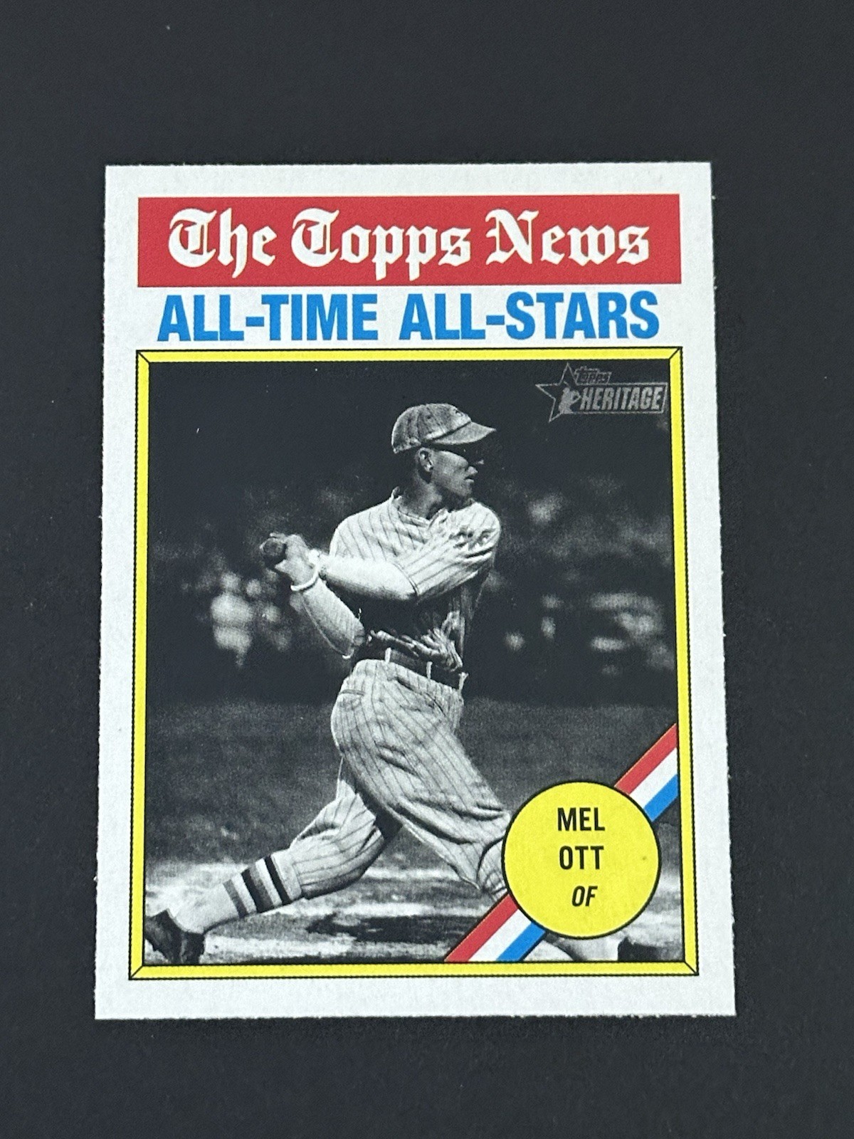 2025 Topps Heritage Mel Ott All-Time All-Stars #348 New York Giants (T)