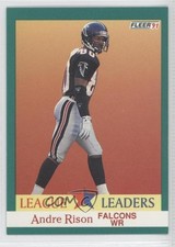1991 Fleer League Leaders Andre Rison (Should Be Card #411) #412 0c4