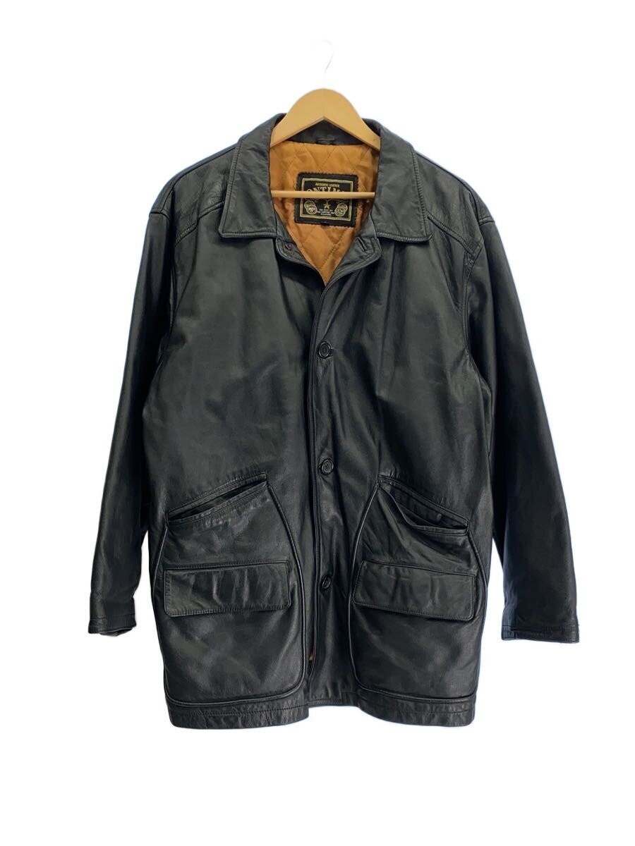Leather Jacket Blouson/L/Leather/Blk/Plain 20701