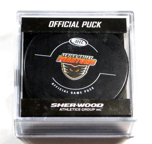 Lehigh Valley Phantoms AHL Official Game Puck New in Cube Sealed - Picture 1 of 2