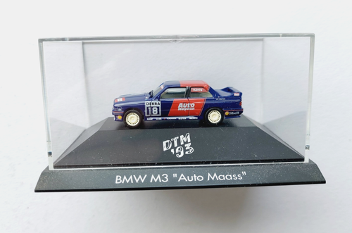 HERPA MOTORSPORT RARITÄT DTM`93 MINIATURMODELL 1/87 H0 BMW M3 "König #18" - Picture 5 of 7