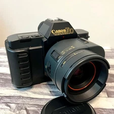 Canon T80 SLR 35mm Film Camera w/ Canon Zoom Lens AC 35-70mm F3.5-4.5!