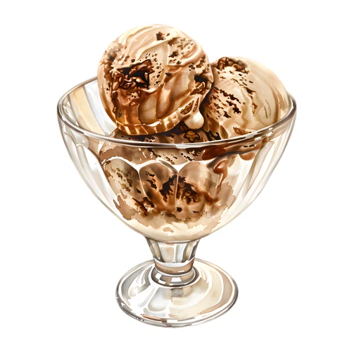 Ice Cream Self Adhesive Vinyl Sticker