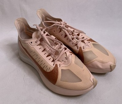 Womens nike zoom gravity running sneakers size 9.5 pink rose gold training shoes
