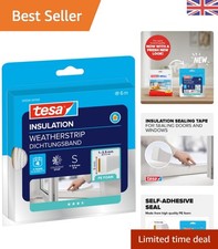Self-Adhesive Foam Weatherstrip Seal - 6m Insulation Tape for Doors & Windows