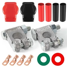 Battery Terminal Connectors, Military Spec Positive Negative Heavy Duty Batte...