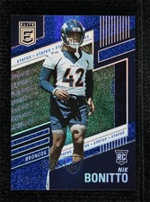 2022 Panini Donruss Elite Rookies Status Sparkle /275 Nik Bonitto #198 0ma6