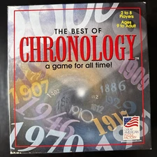 The Best of Chronology Trivia Game 1997 Edition Timeline History Game As-Is