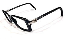 Tiffany  Co TF2060G 8001 Black Eyeglasses 51-16 135 Crack Arm Read