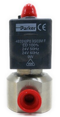 Parker 483510P0 XS03M F 3-Way Solenoid Valve U133V5464 | eBay