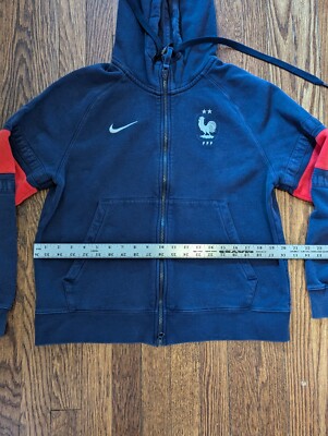 Nike フランス代表 フード付きジャケット Lサイズ ネイビー Nike フランス代表 フード付きジャケット Lサイズ ネイビー
