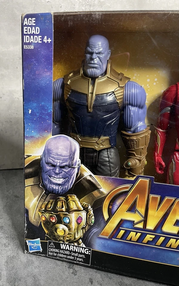 Marvel Avengers Infinity War Titan Hero Series 6pk Figuras Colección con THANOS Foto 3 de 4