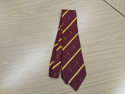 Paul John Maroon SGC Golf Club Emblem Tie