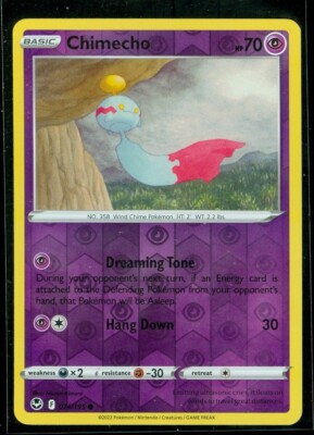 Pokemon CHIMECHO 074/195 - Silver Tempest - Rev Holo - - MINT | eBay