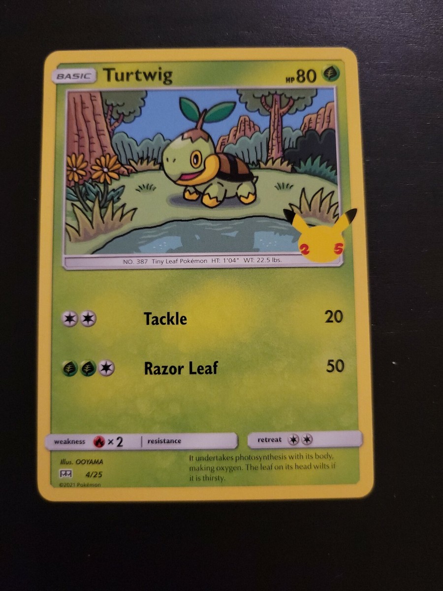 turtwig pokemon card mcdonalds Turtwig 4/25 Holo Pokemon Card (McDonalds Collection 2021) + TitanCards®  Toploader : Amazon.se: Toys main image 0