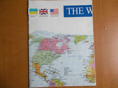 Atlas-Karte, The World Istituto Geografico De Agostini, Novara