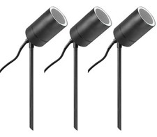 Matt Black Stainless Steel Outdoor Garden Ground Spike Light Adjustable ZLC307B