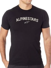 Alpinestars Text/Logo Ward Classic Tee T-Shirt Black Men's Medium *Retro-Style*