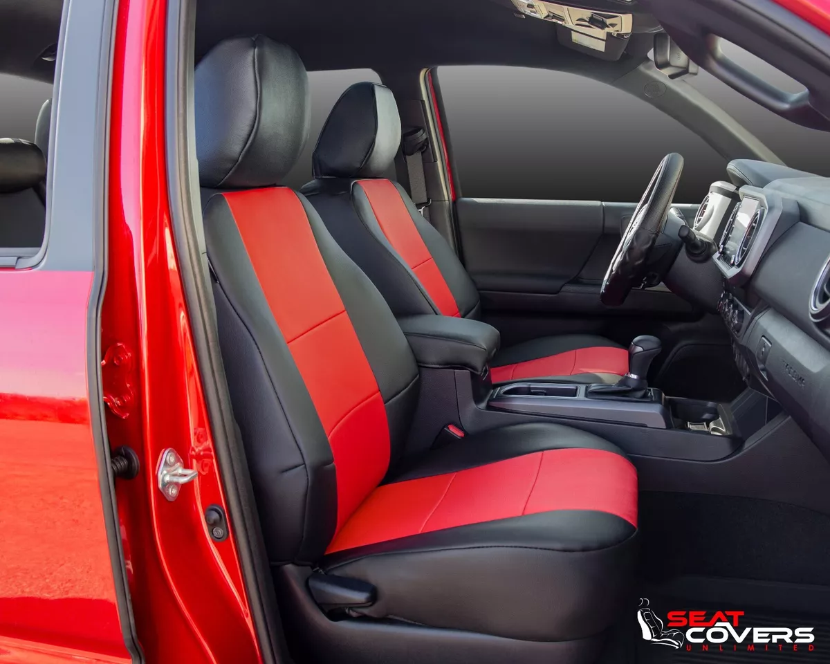 CUSTOM FIT LEATHERETTE FRONT SEAT COVERS for the 2017 2023 Mazda