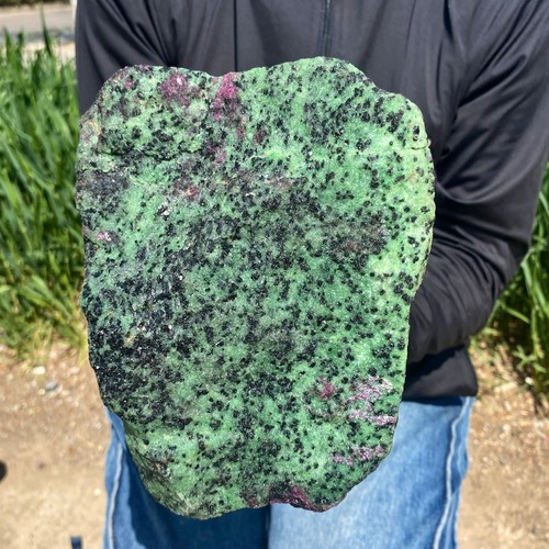 13.22LB Natural green Ruby zoisite (anylite) crystal Chakra Healing Energy - Picture 12 of 12