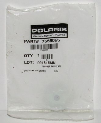 NEW POLARIS ENGINEERED PARTS WASHER SKID PLATE GENUINE OEM PART NO. 7556065