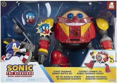 ソニック30th ジャイアントエッグマンロボット バトルアクションフィギュア Jakks Pacific Sonic The Hedgehog 30th Anniversary Giant