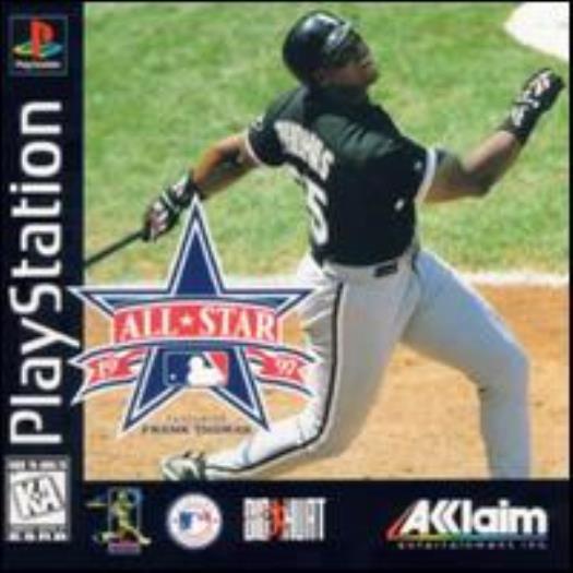 All-Star 1997 Featuring Frank Thomas PS1 PS2 PLAYSTATION baseball league game!