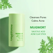 Glad2Glow - Real Mugwort Clay Mask Stick Salicylic Acid Acne