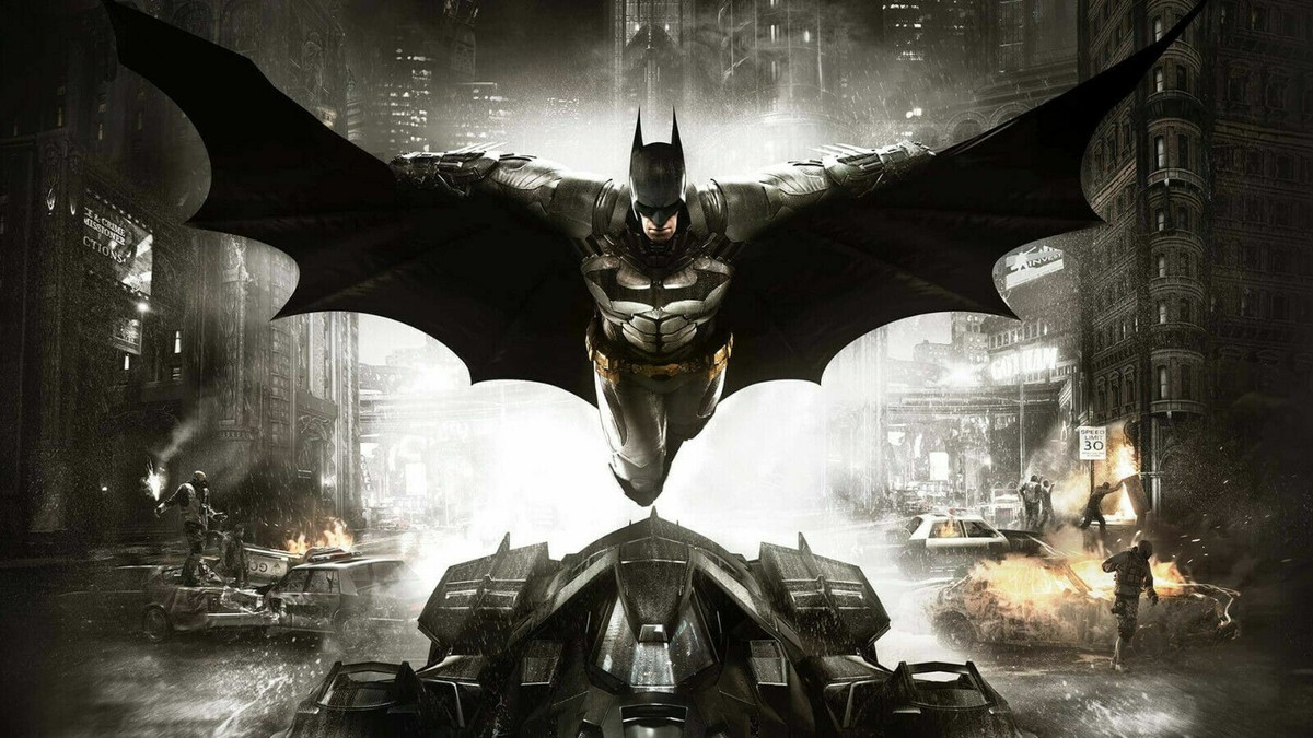JADA TOYS 1/24 Batmobile Batman Arkham Knight - Avec Figurine, Métal, 2015, édition 98037BK