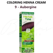 Herbal Time Henna Hair Coloring Cream Dye Natural Bio Colorant Colourant 75ml