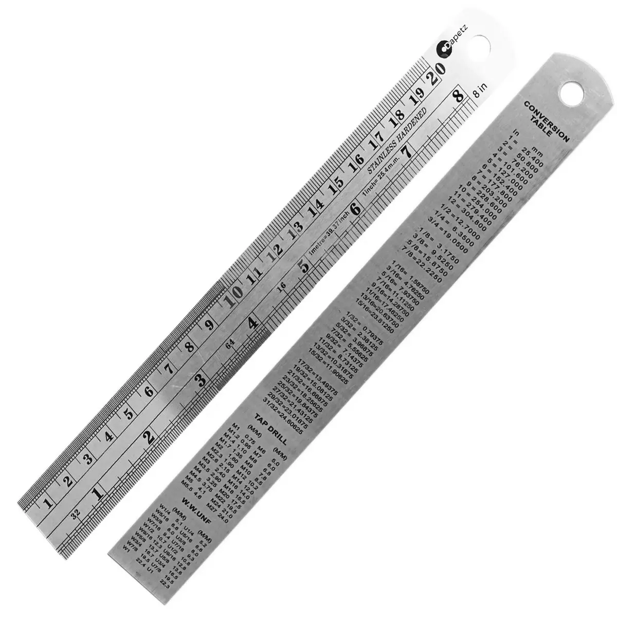 6'' / 8 / 12 SCALE RULER SMALL/LARGE Measure Rule Metal