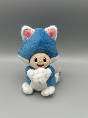 Super Mario 3D World San-Ei Plüsch Katze TOAD Stofftier ca. 15cm