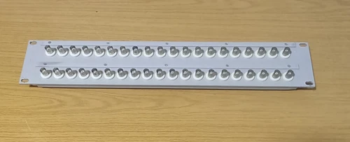 BNC to BNC Patch Panel rack mount 19" 2U 2x20 Port