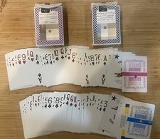 6 paquetes de tarjetas usadas genuinas de casino Parx Casino (Bensalem PA). Zapato 6 cubiertas