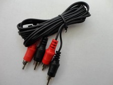 6 Foot Patch Cord Dual RCA Audio Male Cable on Each End 2 RCA Male -2 RCA Male