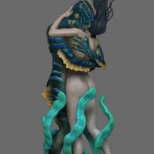 1/24 Scale Die-casting Resin Figure Shape of Water Scene Model Kit Unassembled