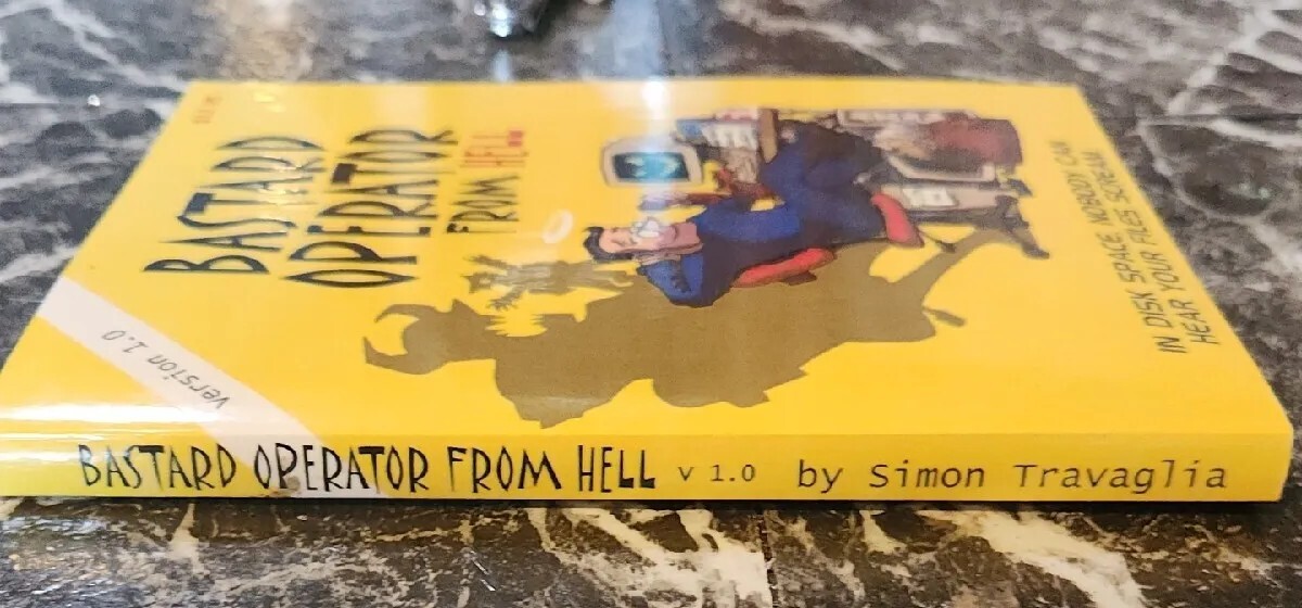 RARE Bastard Operator From Hell 1.0 BOFH Simon Travaglia EUC